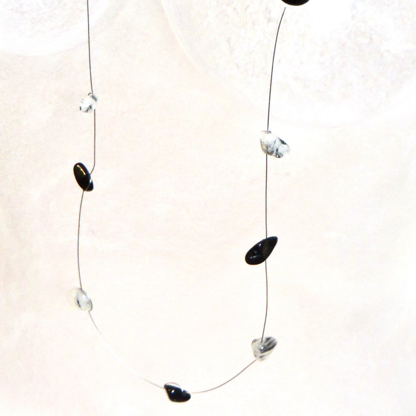 Releasing overwhelm necklace - Tourmaline Quartz Necklace