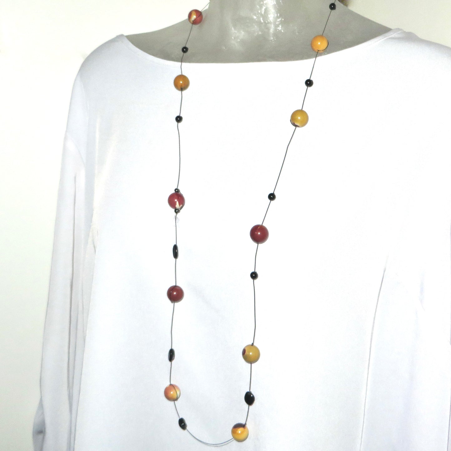 Peaceful Sharing Confidence Natural Mookaite Crystal Necklace