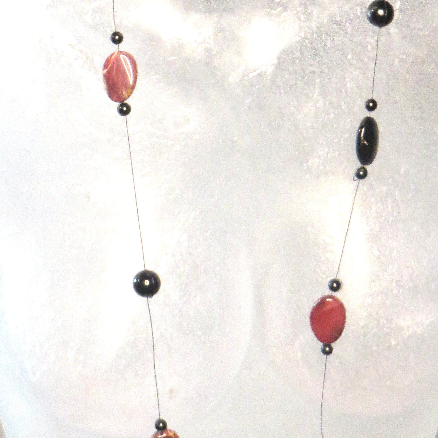 Hopeful choices Necklace Peacemaker. 46" long - Mookaite, Tourmaline